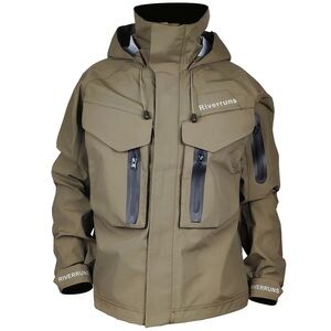 RIVERRUNS WATERPROOF WADER JACKET IN GREEN - XL